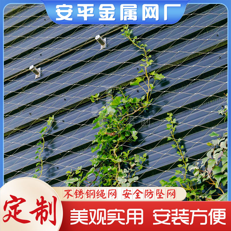綠植攀爬繩網廣泛用于攀爬植物的定型生長